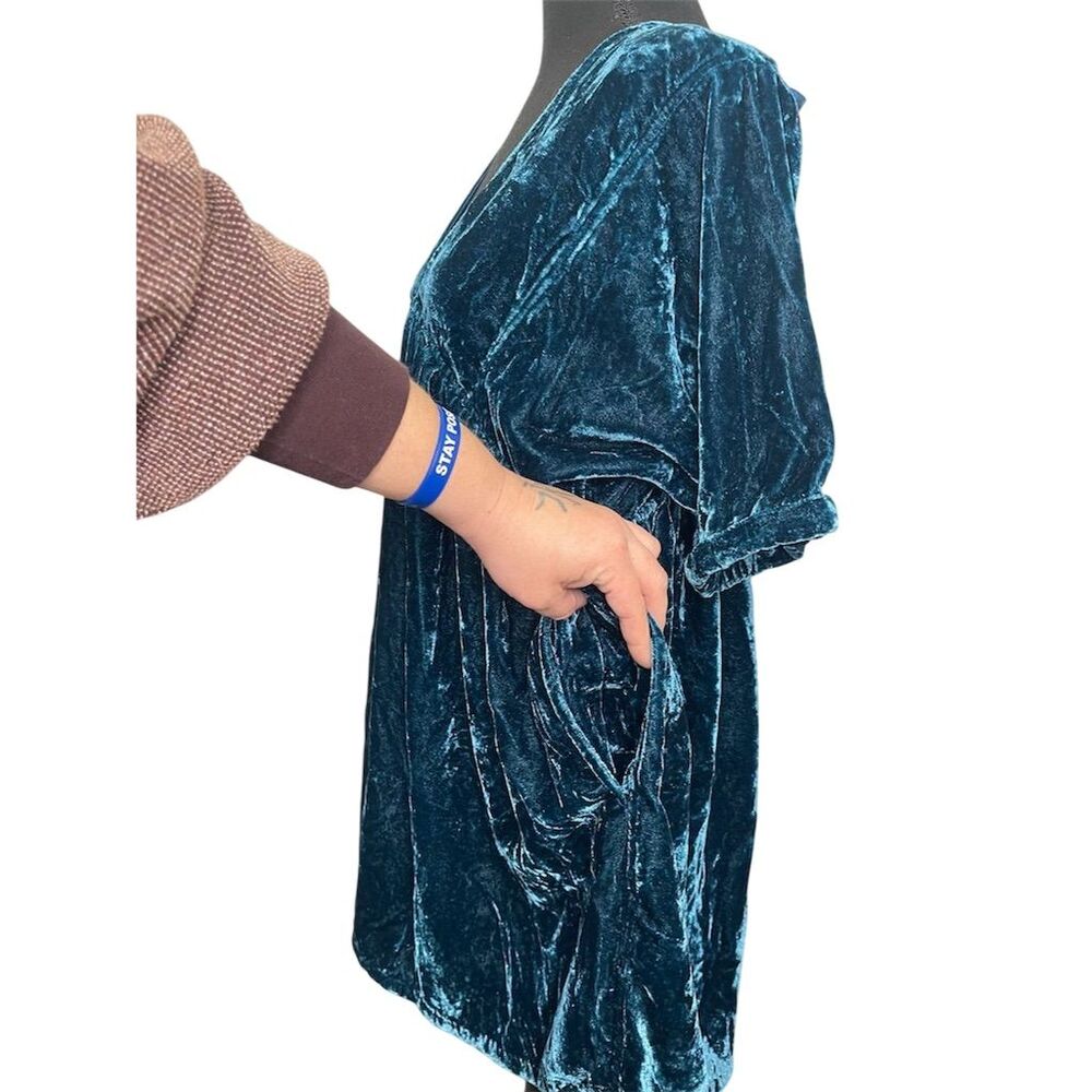 Free People Ivy Velvet Mini Dress Size Small $98 EUC - Picture 7 of 12